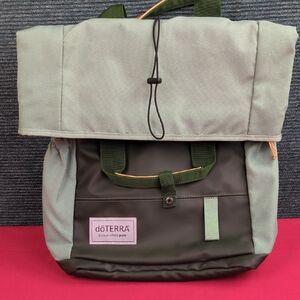 doTERRA Green Backpack Sustainable, Recycled Construction For Kitty Rescue!